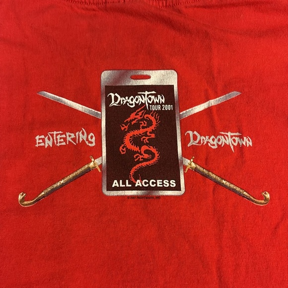 Y2K Alice Cooper Dragontown 2001 Tour Tee - Picture 4 of 8